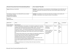KPS PP Appendix 1: Meeting Agenda