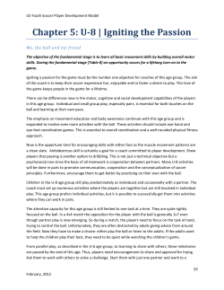 US Youth Soccer U8 Player Development Model