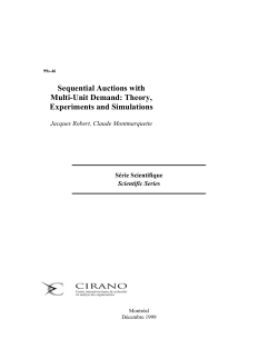 Sequential Auctions with Multi-Unit Demand: Theory, Experiments