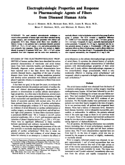 Electrophysiologic Properties and Response to