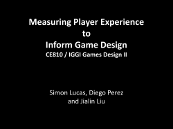 Neural Networks for Video Game AI