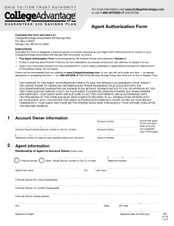 Agent Authorization Form 2