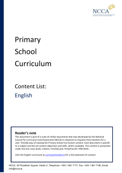 Strand: Developing cognitive abilities through