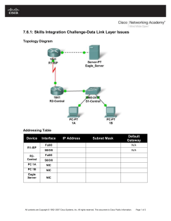 Task 3: Configure the Network.