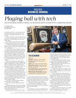 Playing ball with tech - PlanetOne Communications