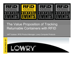 The Value Proposition of Tracking Returnable Containers with RFID