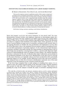 Identifying Equilibrium Models of Labor Market Sorting