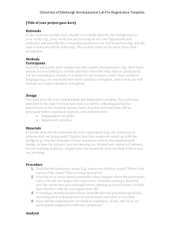 Here is our example form - Wee Science