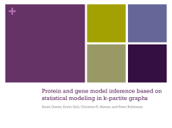 f(x) Protein and gene model inference based on statistical modeling