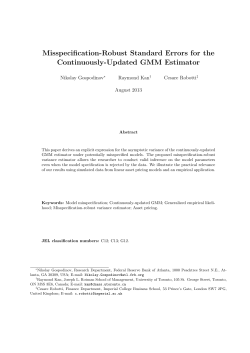 Misspecification-Robust Standard Errors for the