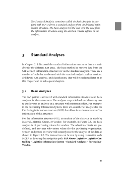 3 Standard Analyses - EDV
