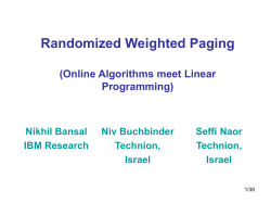 Online Primal-Dual Algorithms for Covering and Packing Problems