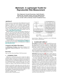 Mahimahi: A Lightweight Toolkit for Reproducible Web Measurement