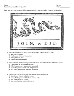 Name: Period: ______ Interim Assessment Review Quiz #2 Date