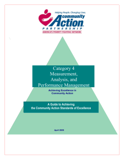 Category 4 - CSBG Training and Technical Assistance Resource