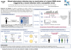 Mixed tuberculosis infection due to reactivation of a latent