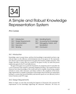 A Simple and Robust Knowledge Representation