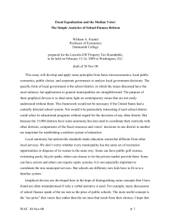 Fiscal Equalization and the Median Voter: The Simple Analytics of