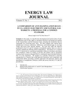A Comparison of Anti-manipulation Rules in U.S. and EU Electricity