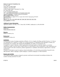 Subaru of America Foundation, Inc.