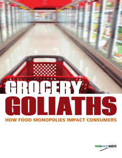 Grocery Goliaths: How Food Monopolies Impact Consumers
