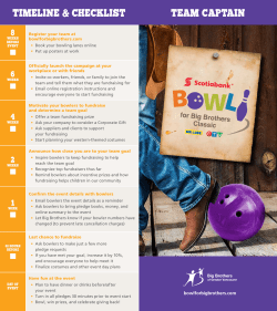 Team Captain Brochure + Checklist