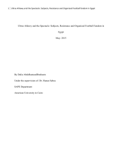 By following the group Ultras Ahlawy (UA07