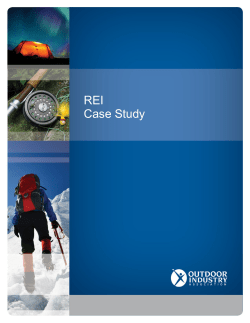 REI Case Study - Outdoor Industry Association