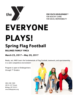 Spring Flag Football