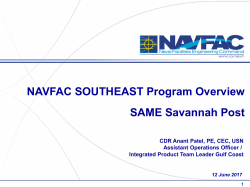 NAVFAC Southeast - SAME Savannah Post