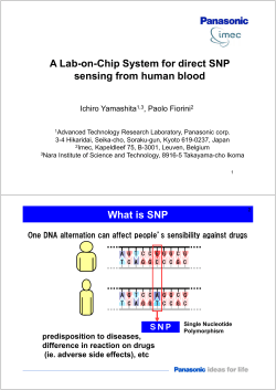 A Lab-on-Chip System for direct SNP sensing from