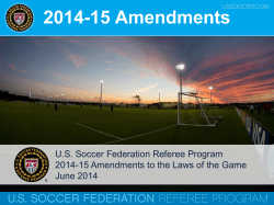 2014-15 Amendments