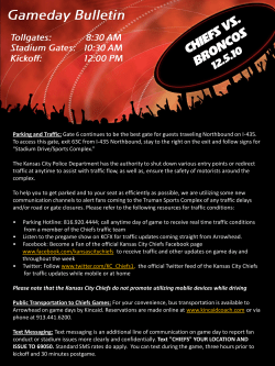 Parking and Traffic: Gate 6 continues to be the best gate for guests