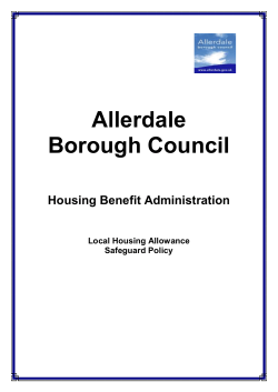 Safeguard Policy - Allerdale Borough Council