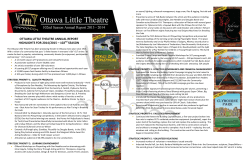 2014-15 Annual Report - Ottawa Little Theatre