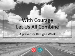 With courage let us all combine to advance Australia fair.