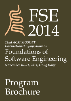Foundations of S ft E i i Software Engineering
