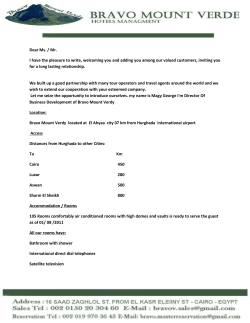 Dear Ms. / Mr. I have the pleasure to write, welcoming you and