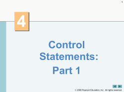 else statements (Cont.)
