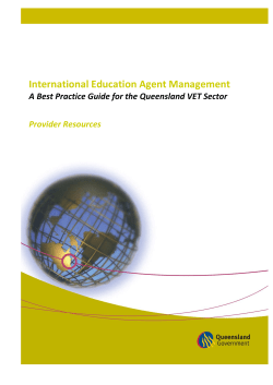 International Education Agent - Provider Resources