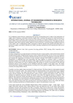 an impact of learning process in production under