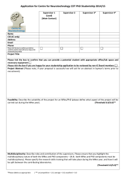 CDT Application form 14-15