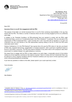 Insurance firms in run-off: firm engagement with