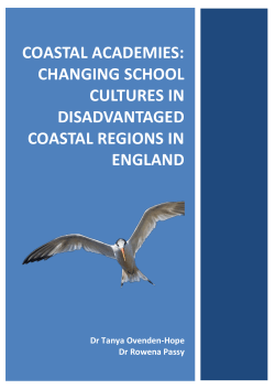 coastal academies: changing school cultures in