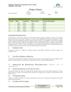 17 User Acceptance Testing - Information Technology Services