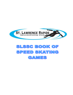 St. Lawrence Rapids Book of Speed Skating Games