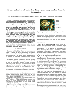 6D pose estimation of textureless shiny objects using random ferns