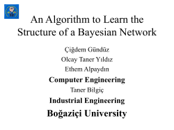 An Algorithm to Learn the Structure of a Bayesian Network
