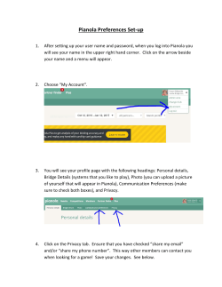 Pianola Preferences Set-up