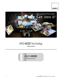 AMD HD3D Technology